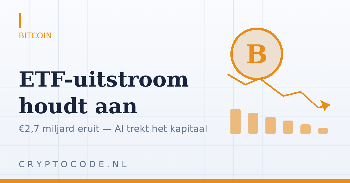 Bitcoin-ETF's zien miljarden wegstromen: AI-aandelen trekken het kapitaal