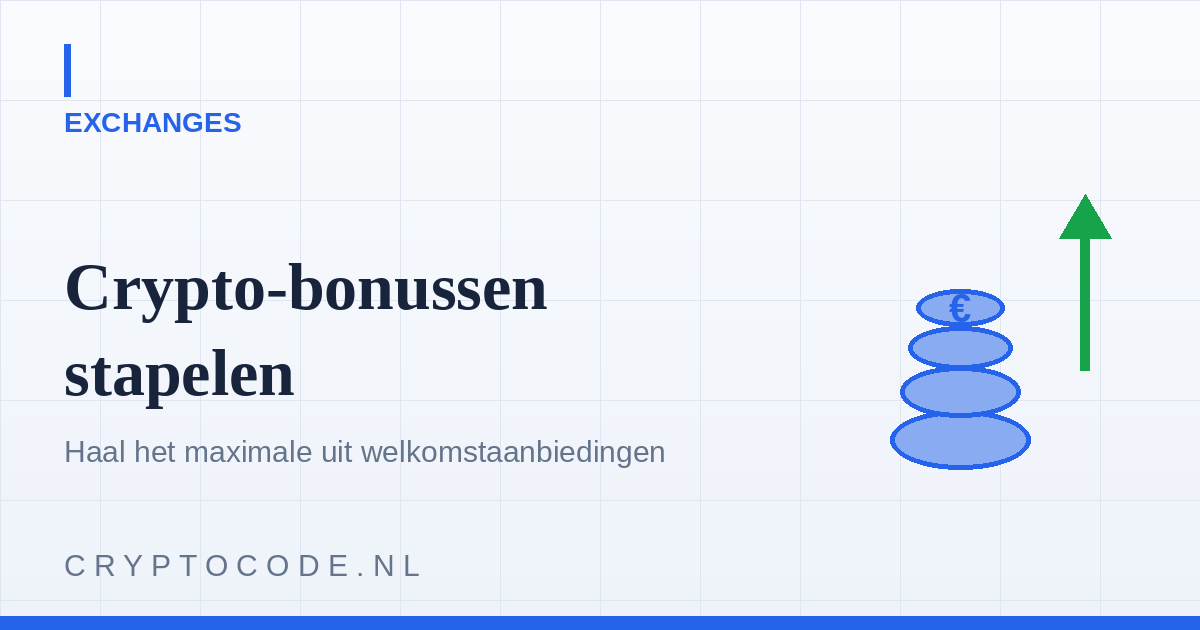 Crypto-welkomstbonussen stapelen in 2026: zo haal je het maximale eruit