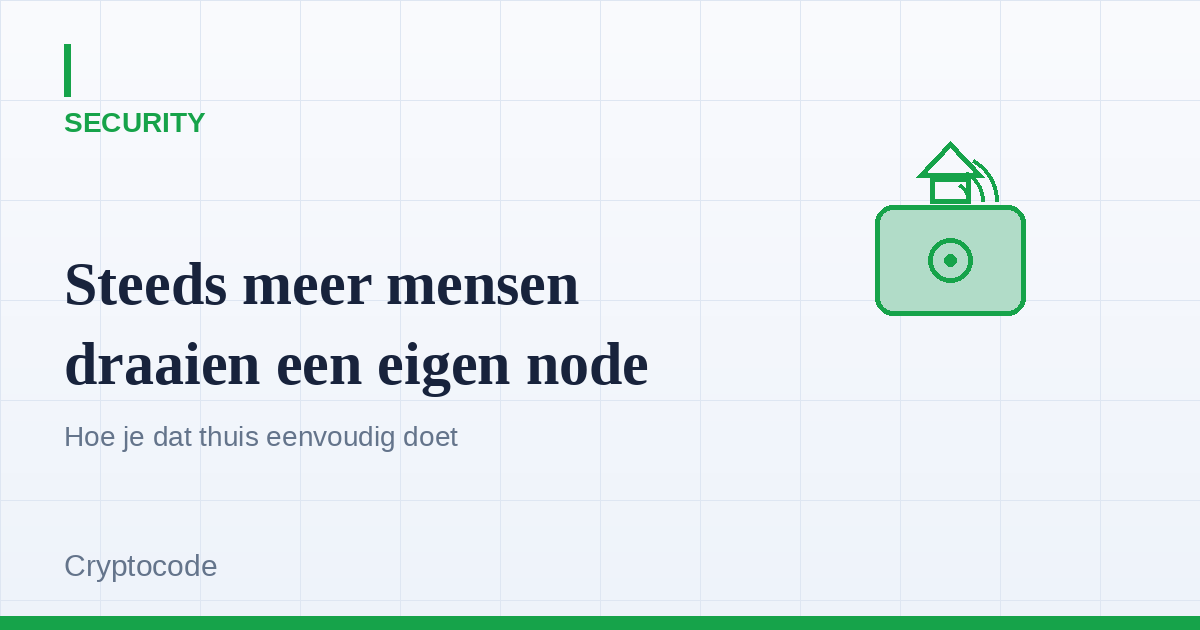 Artikelafbeelding voor: Waarom steeds meer mensen hun eigen Bitcoin-node draaien (en hoe je dat thuis doet)
