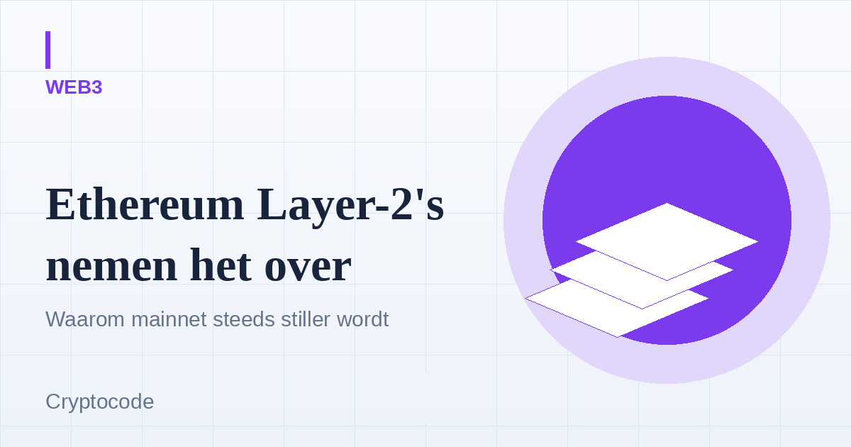 Artikelafbeelding voor: Ethereum Layer-2's nemen het over: waarom mainnet steeds stiller wordt