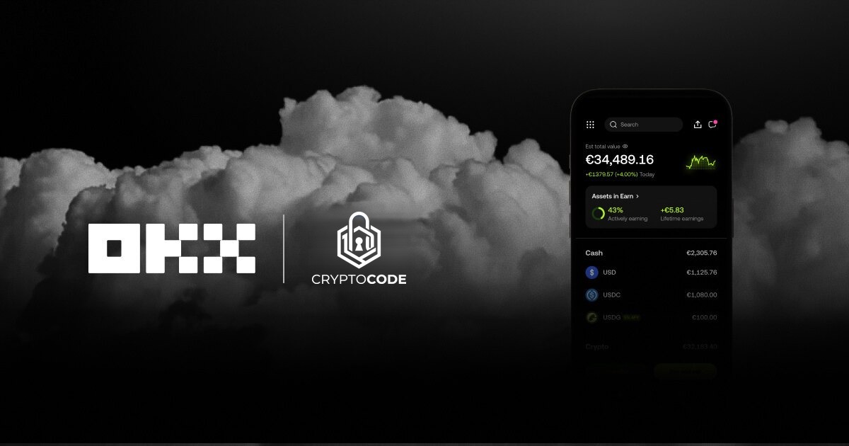 Artikelafbeelding voor: OKX x CryptoCode-actie: tot €400 bonus + 8% stortingsbonus verdienen (t/m 31 juli 2026)