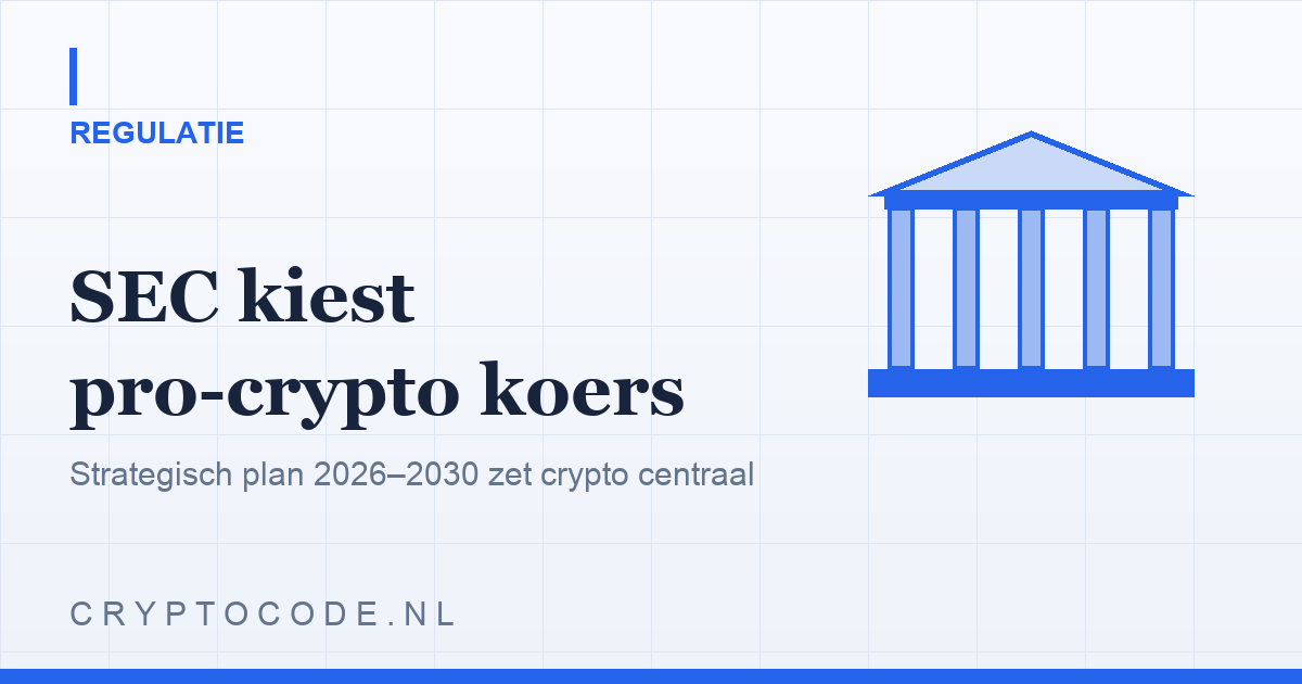 SEC slaat nieuwe koers in: pro-crypto strategisch plan 2026–2030