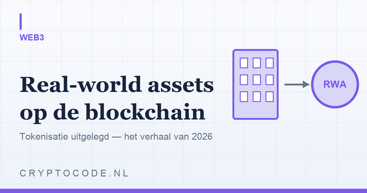 Tokenized real-world assets (RWA) uitgelegd: het grootste verhaal van 2026