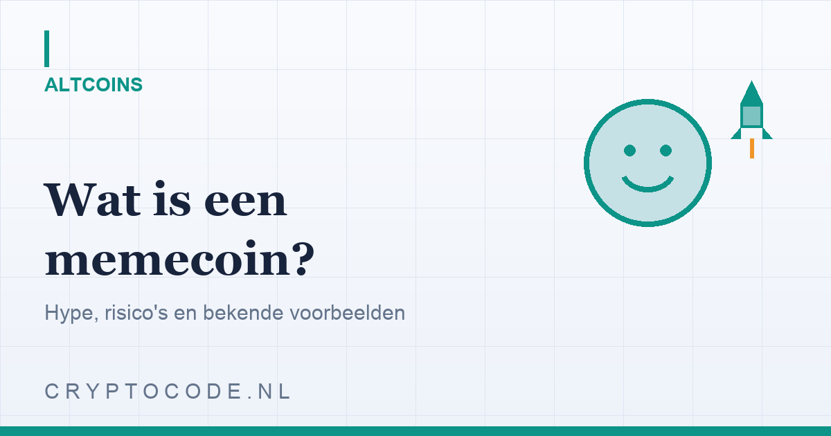 Wat is een memecoin? Hype, risico's en bekende voorbeelden